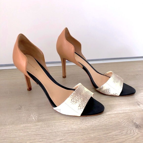 LOEFFLER Randall leather high heels - Picture 5 of 9